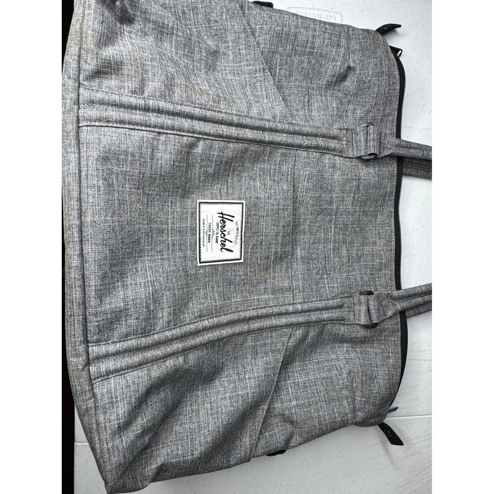 Herschel Supply Co Strand Tote Bag Grey Crosshatch Duffle Handbag